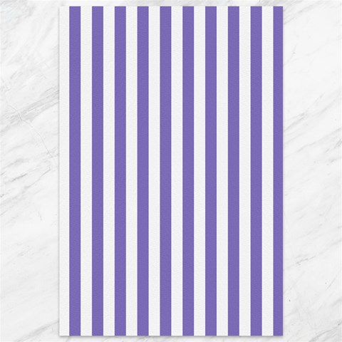 Vertical Stripes 11.88 x17.36  Canvas - 1