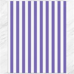 Vertical Stripes - White and Ube Violet Canvas 16  x 20 
