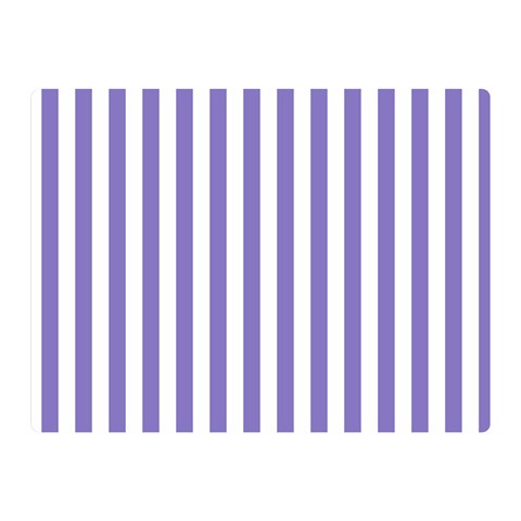 Vertical Stripes 35 x27  Blanket Front