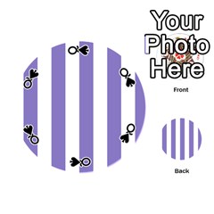 Queen Vertical Stripes Front - SpadeQ