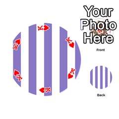King Vertical Stripes Front - HeartK