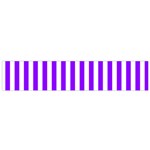 Vertical Stripes - White and Violet Flano Scarf (Small)