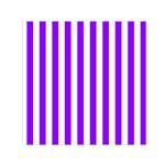 Vertical Stripes - White and Violet Small Satin Scarf  (Square)
