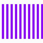 Vertical Stripes - White and Violet Collage 8  x 10 