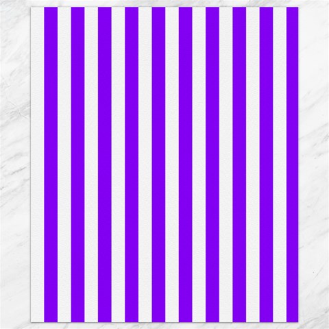 Vertical Stripes 8.15 x9.66  Canvas - 1