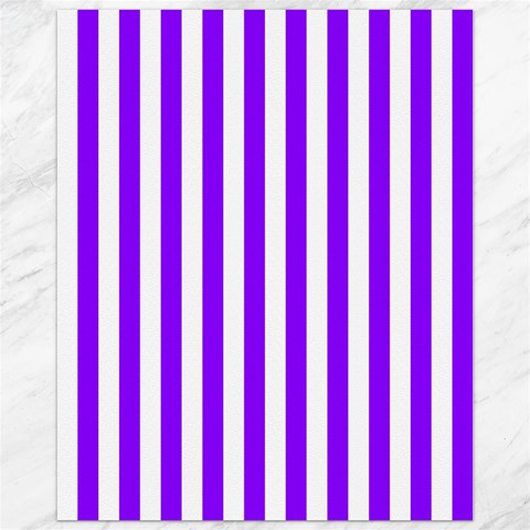 Vertical Stripes 10.95 x13.48  Canvas - 1