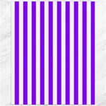 Vertical Stripes - White and Violet Canvas 16  x 20 
