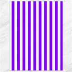 Vertical Stripes - White and Violet Canvas 18  x 24 