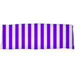 Vertical Stripes - White and Violet Body Pillow Case (Dakimakura) (One Side)