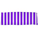Vertical Stripes - White and Violet Body Pillow Case Dakimakura (Two Sides)