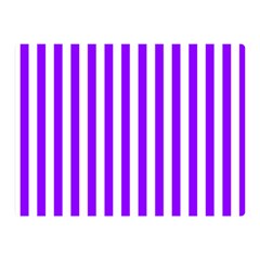 Vertical Stripes 35 x27  Blanket Back