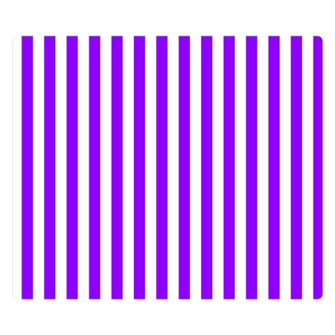 Vertical Stripes 50 x40  Blanket Front