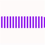 Vertical Stripes - White and Violet Medium Bar Mat