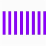 Vertical Stripes - White and Violet 4  x 8  Photo Cards