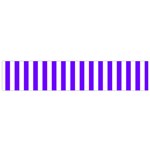 Vertical Stripes - White and Indigo Violet Flano Scarf (Small)