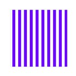 Vertical Stripes - White and Indigo Violet Small Satin Scarf  (Square)