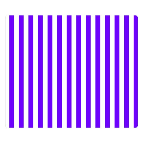 Vertical Stripes 50 x40  Blanket Back