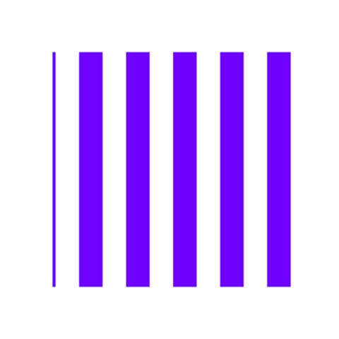 Vertical Stripes Back Cover