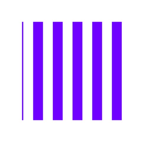 Vertical Stripes Front Inside