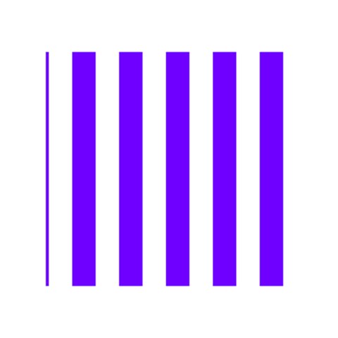 Vertical Stripes Back Inside