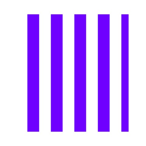 Vertical Stripes Front Inside