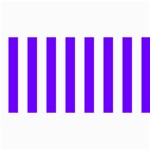 Vertical Stripes - White and Indigo Violet 4  x 8  Photo Cards