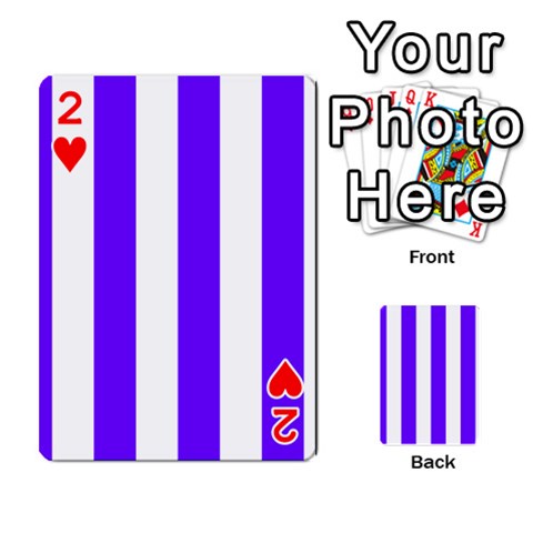 Vertical Stripes Front - Heart2