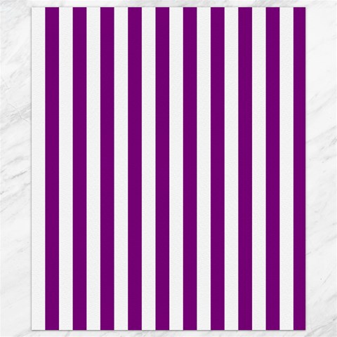 Vertical Stripes 8.15 x9.66  Canvas - 1