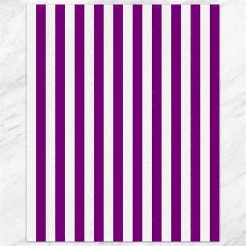 Vertical Stripes 10.95 x13.48  Canvas - 1
