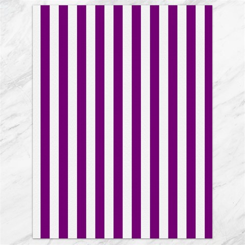 Vertical Stripes 17.8 x23.08  Canvas - 1