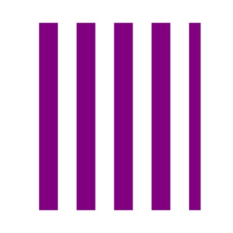 Vertical Stripes Back Inside