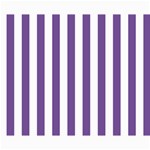 Vertical Stripes - White and Dark Lavender Violet Collage 8  x 10 