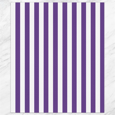 Vertical Stripes 8.15 x9.66  Canvas - 1