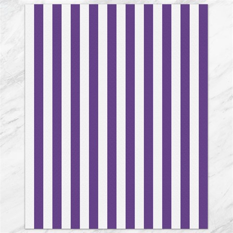Vertical Stripes 10.95 x13.48  Canvas - 1