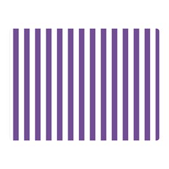 Vertical Stripes 35 x27  Blanket Back