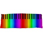 Rainbow Piano Keyboard  Body Pillow Body Pillow Case Dakimakura (Two Sides)