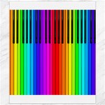 Rainbow Piano Keyboard  Canvas 20  x 24 