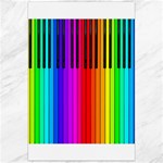 Rainbow Piano Keyboard  Canvas 24  x 36 