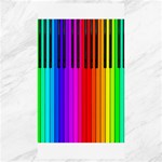 Rainbow Piano Keyboard  Canvas 40  x 72 