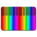 Rainbow Piano Keyboard  Large Doormat