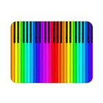 Rainbow Piano Keyboard  Double Sided Flano Blanket (Mini)