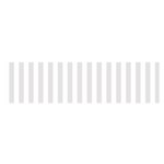 Vertical Stripes - White and Platinum Gray Satin Scarf (Oblong)