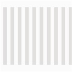 Vertical Stripes - White and Platinum Gray Collage 8  x 10 