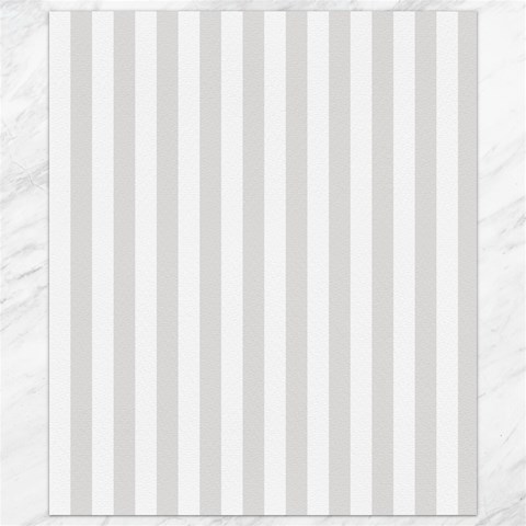 Vertical Stripes 8.15 x9.66  Canvas - 1