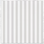 Vertical Stripes - White and Platinum Gray Canvas 16  x 16 