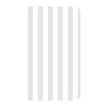 Vertical Stripes - White and Platinum Gray Memory Card Reader (Rectangular)