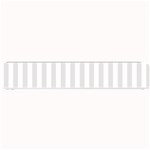 Vertical Stripes - White and Platinum Gray Small Bar Mat