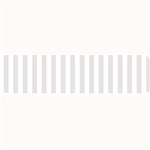 Vertical Stripes - White and Platinum Gray Medium Bar Mat