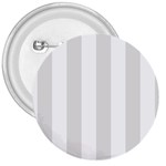 Vertical Stripes - White and Platinum Gray 3  Button