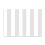 Vertical Stripes - White and Platinum Gray Sticker A4 (100 pack)